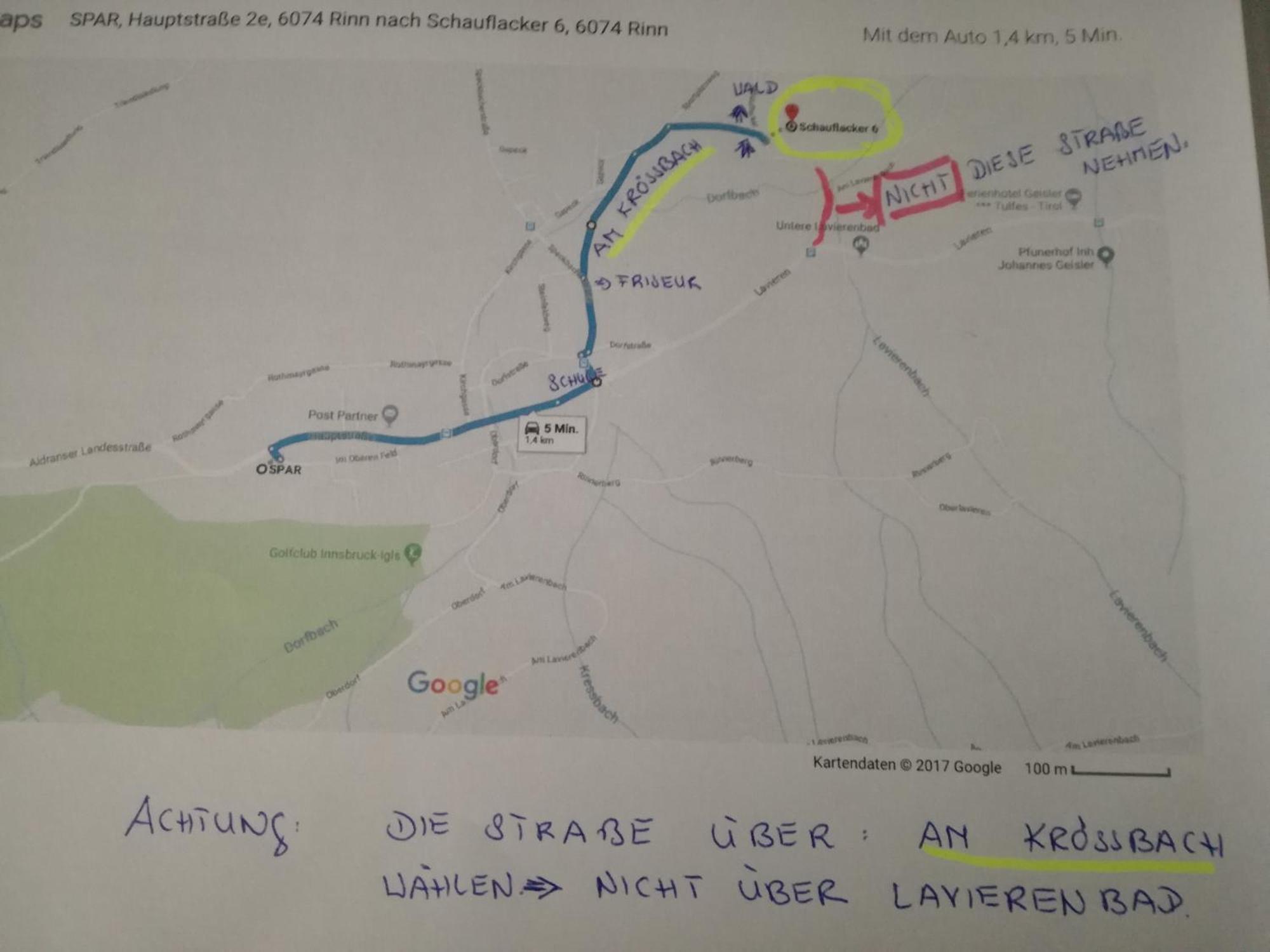 Ferienwohnung Familie Alt Rinn, Innsbruck 外观 照片